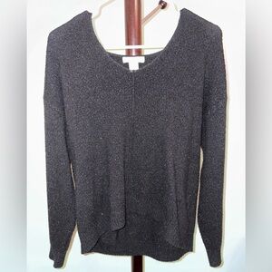 H&M Charcoal V-Neck Sweater